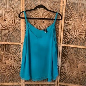 Torrid Spaghetti strap Green Tank Sz 1 (A)